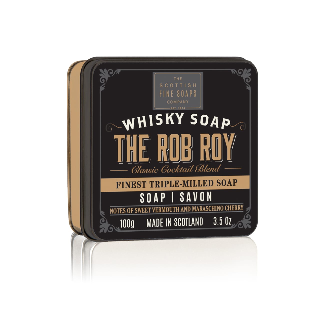 © The Scottish Fine Soaps Company Whisky The Rob Roy Seife in der Dose