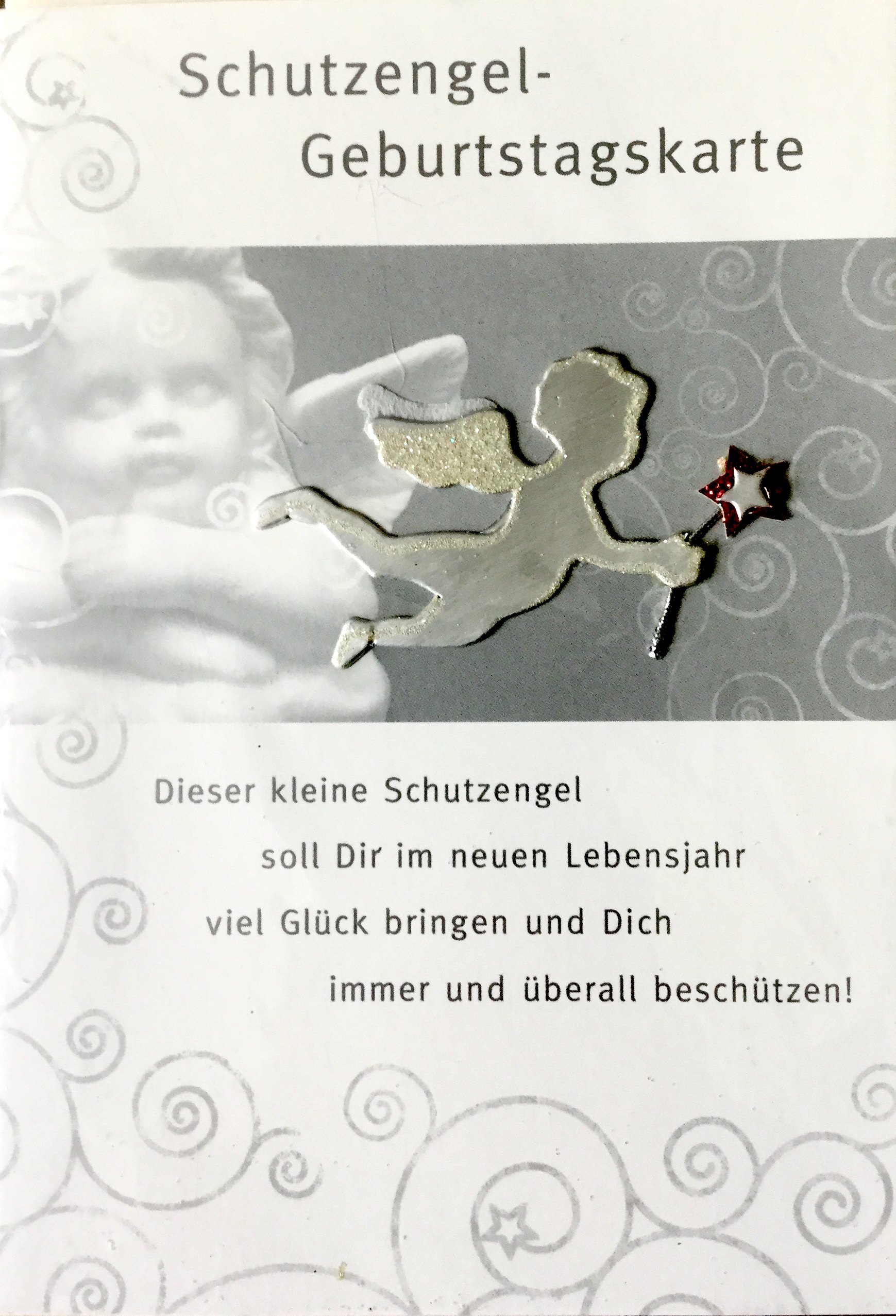 Schutzengel-Geburtstagskarte