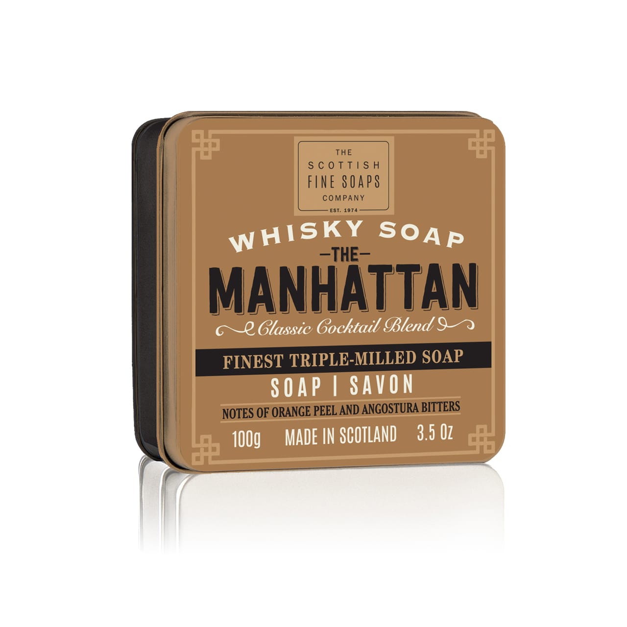 © The Scottish Fine Soaps Company Whisky Manhattan Seife in der Dose
