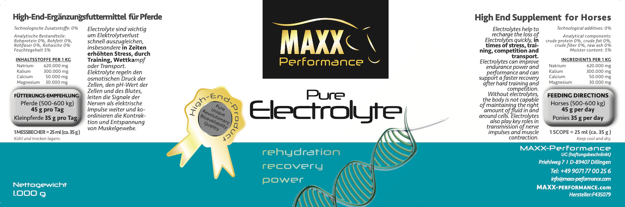 ©Maxx Performance Electrolyte Pure
