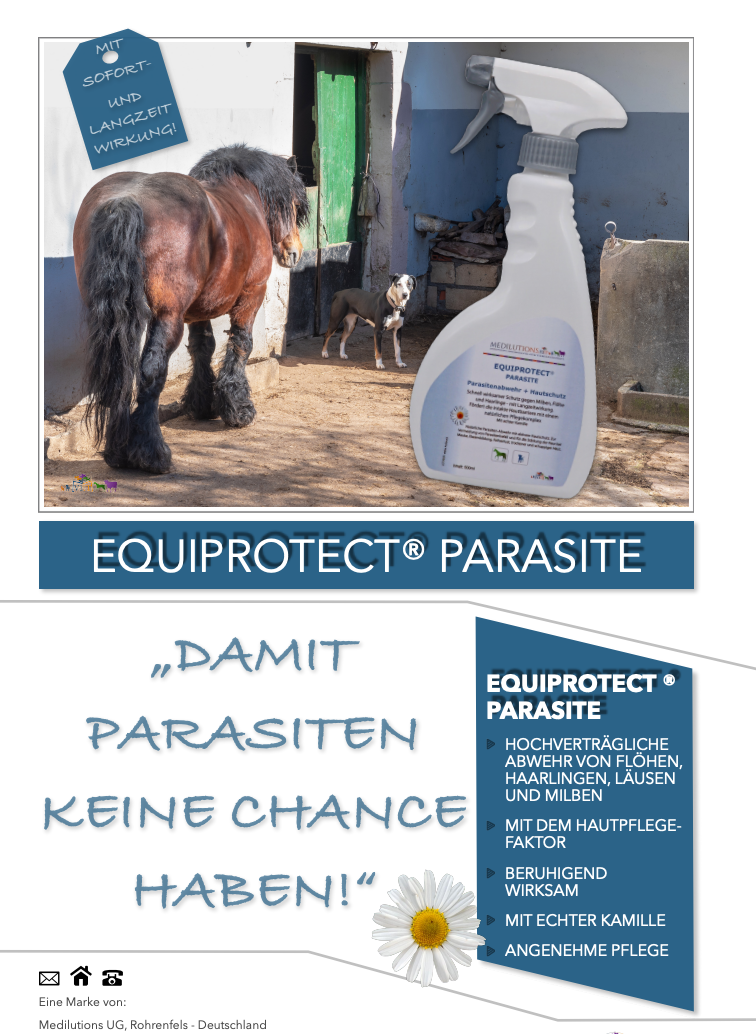 Equiprotect Parasite - Parasitenabwehr Pferde & Hunde