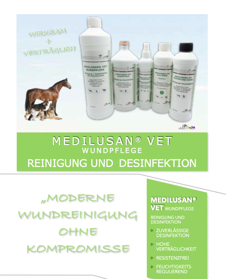 Medilusan® Vet Wundgel - Wundschutz / Sprühgel