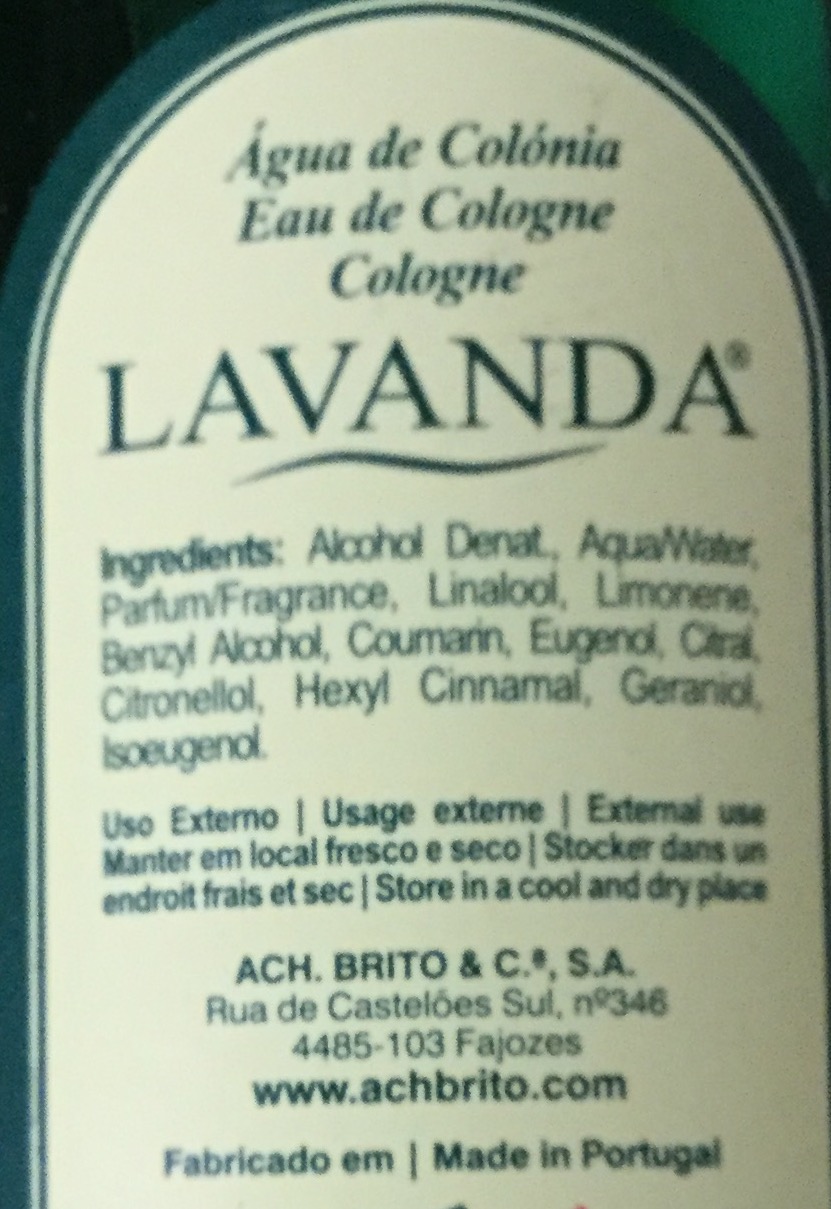 Lavanda - Lavendel Eau de Cologne