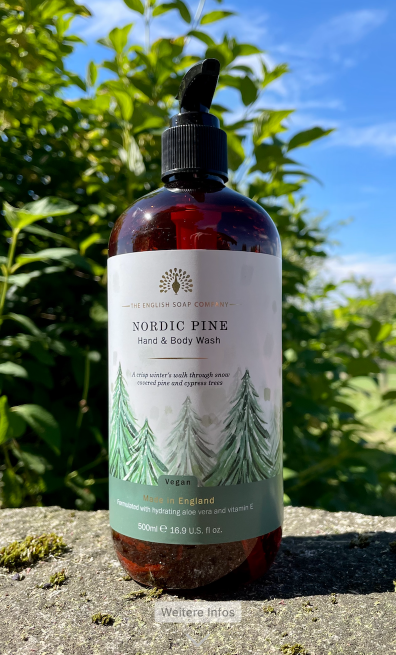© The English Soap Company Nordic Pine Han & Body Wash 500 ml