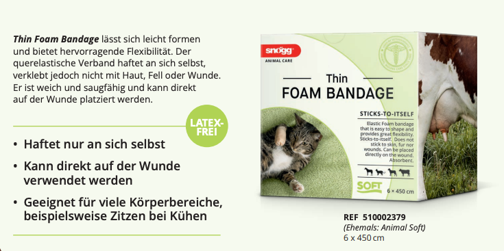 Snögg Animal Soft / Snögg Animal Thin Foam Bandage Tiere