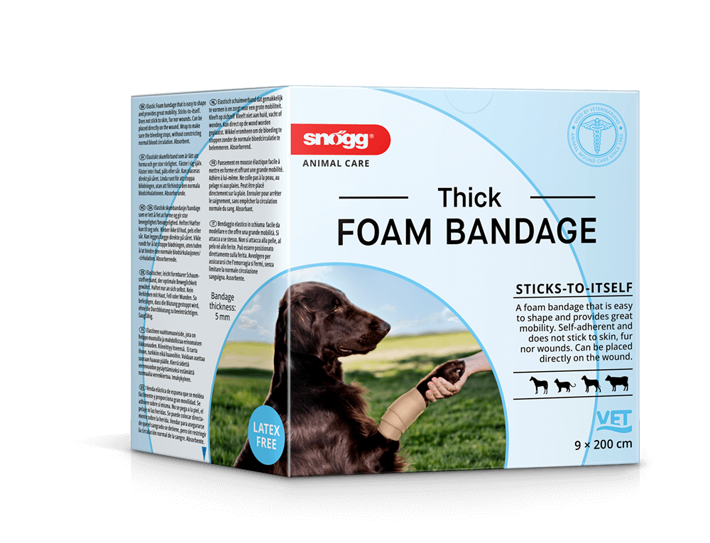 Thick Foam Bandage / Snögg Animal Vet Tiere