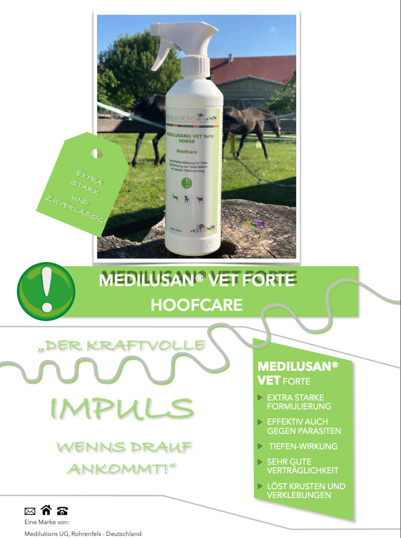 Medilusan® Vet forte Horse Hoofcare Huftiere