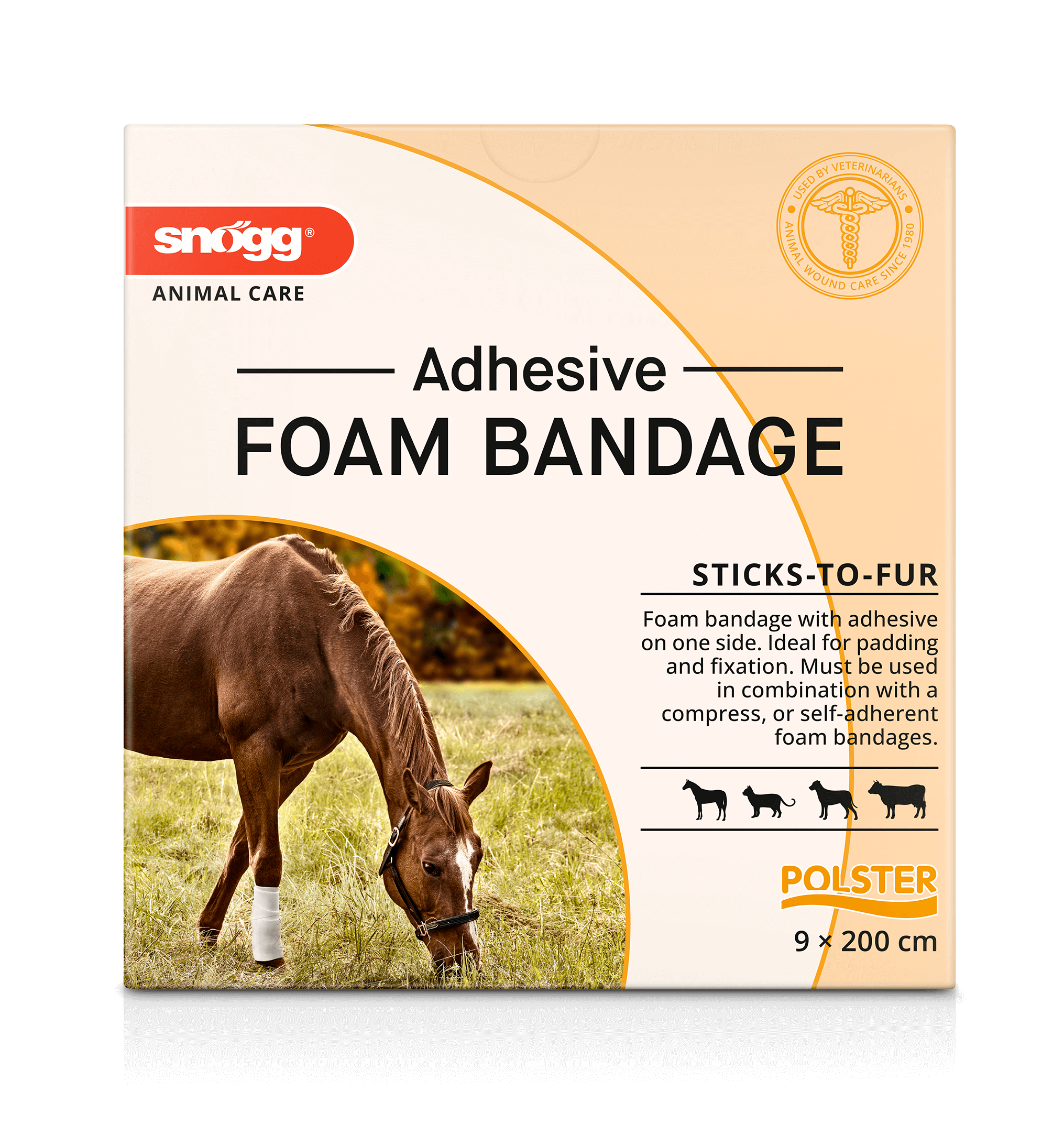Snögg Animal Polster / Snögg Animal Care Foam Bandage Adhesive